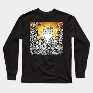 Cat Design Long Sleeve T-Shirt